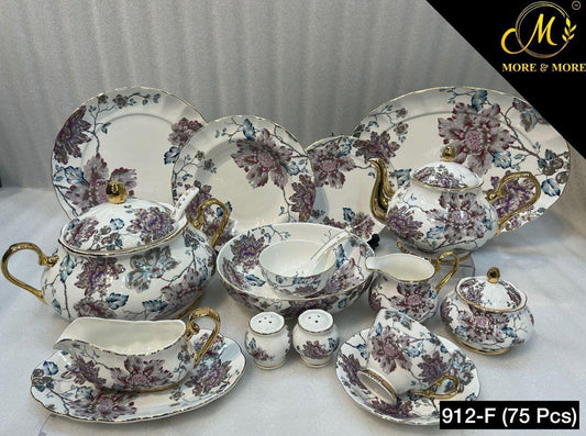 Royal Albert Style Dinner Set – Design : 912-F