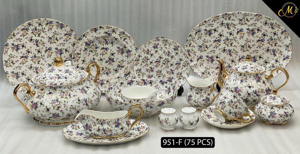 Royal Albert Style Dinner Set – Design : 951-F