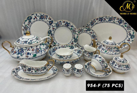 Royal Albert Style Dinner Set – Design : 954-F