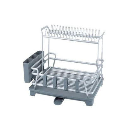 2 Tier Aluminum Dish Drying Rack