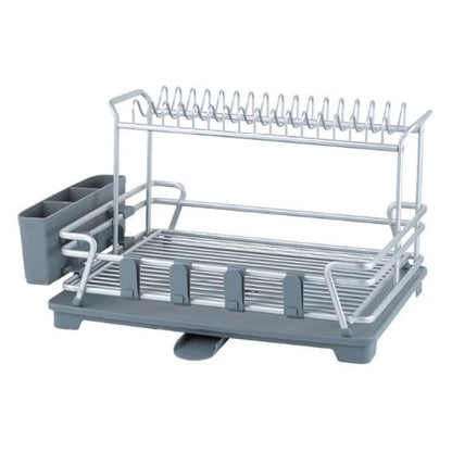 2 Tier Aluminum Dish Drying Rack