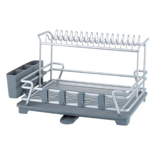 2 Tier Aluminum Dish Drying Rack