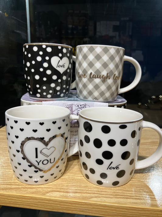 Danny Home Love Mugs 4Pcs