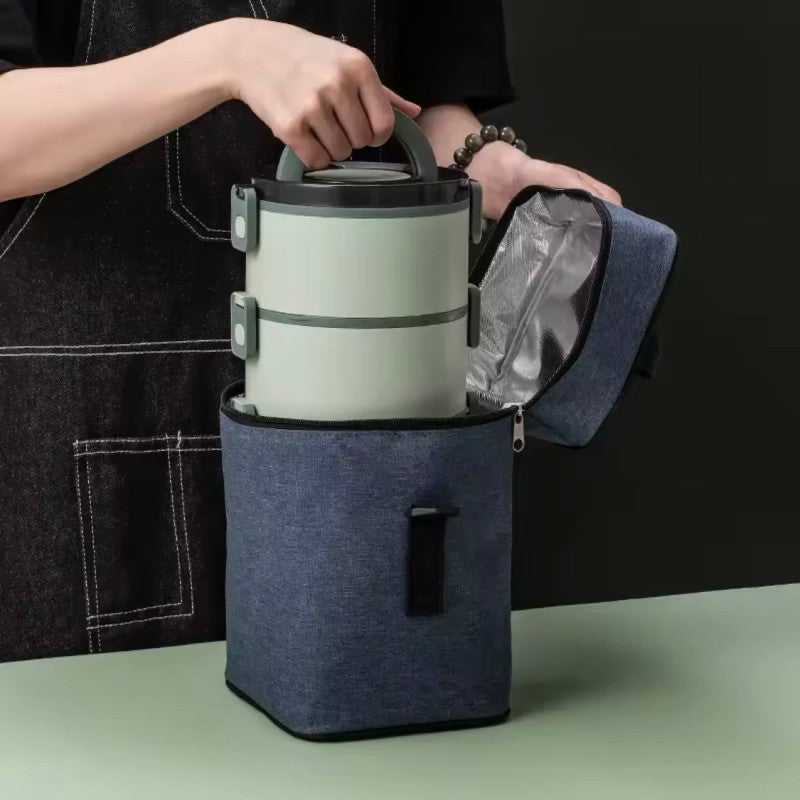 Stainless Steel Bento Lunch Box | Food Storage Container for Outdoor Use