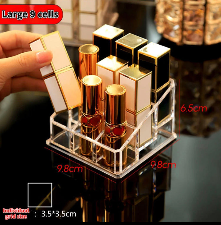 9 Grids High Quality Acrylic Lipstick Organizer