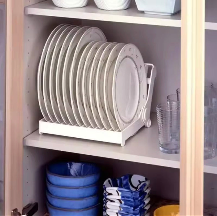 Foldable Kitchen Dish Plates Mugs Drying Rack