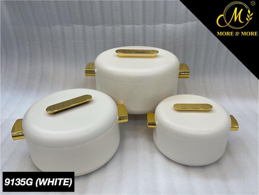 3-Pcs Hotpot Set -  EB 9135G (White)