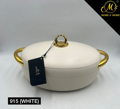 3-Pcs Hotpot Set -  EC 915 (White)