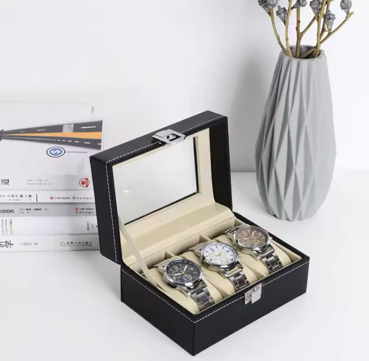 Leather Watches & Bracelets Storage Box
