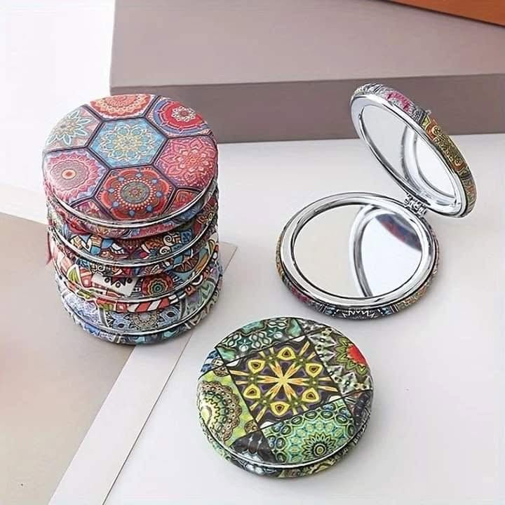Foldable Double Sided Vintage Pocket Mirror