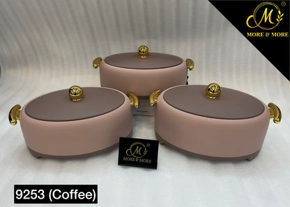 3-Pcs Hotpot Set - EG 9253 (Coffee)