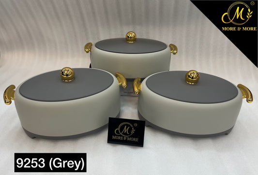 3-Pcs Hotpot Set - EG 9253 (Grey)