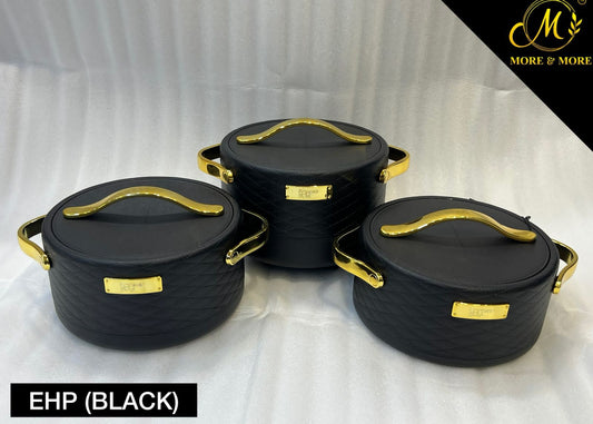 3-Pcs Hotpot Set - EHP (Black)