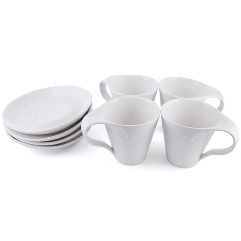 Symphony Cup/Saucer Set 8Pcs