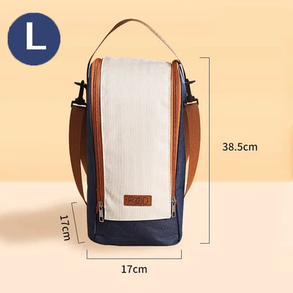 صندوق غداء دافئ مع حقيبة