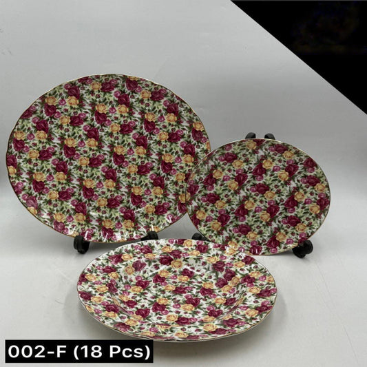 Royal Albart 18 Pcs Dinner Set | Premium Ceramic Tableware for Elegant Dining