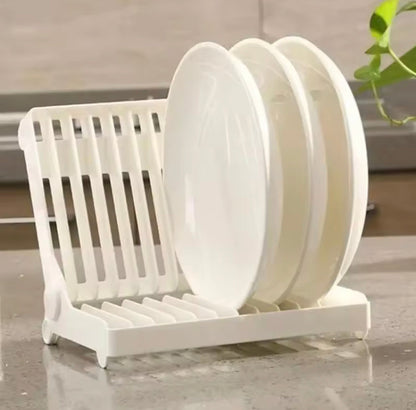 Foldable Kitchen Dish Plates Mugs Drying Rack
