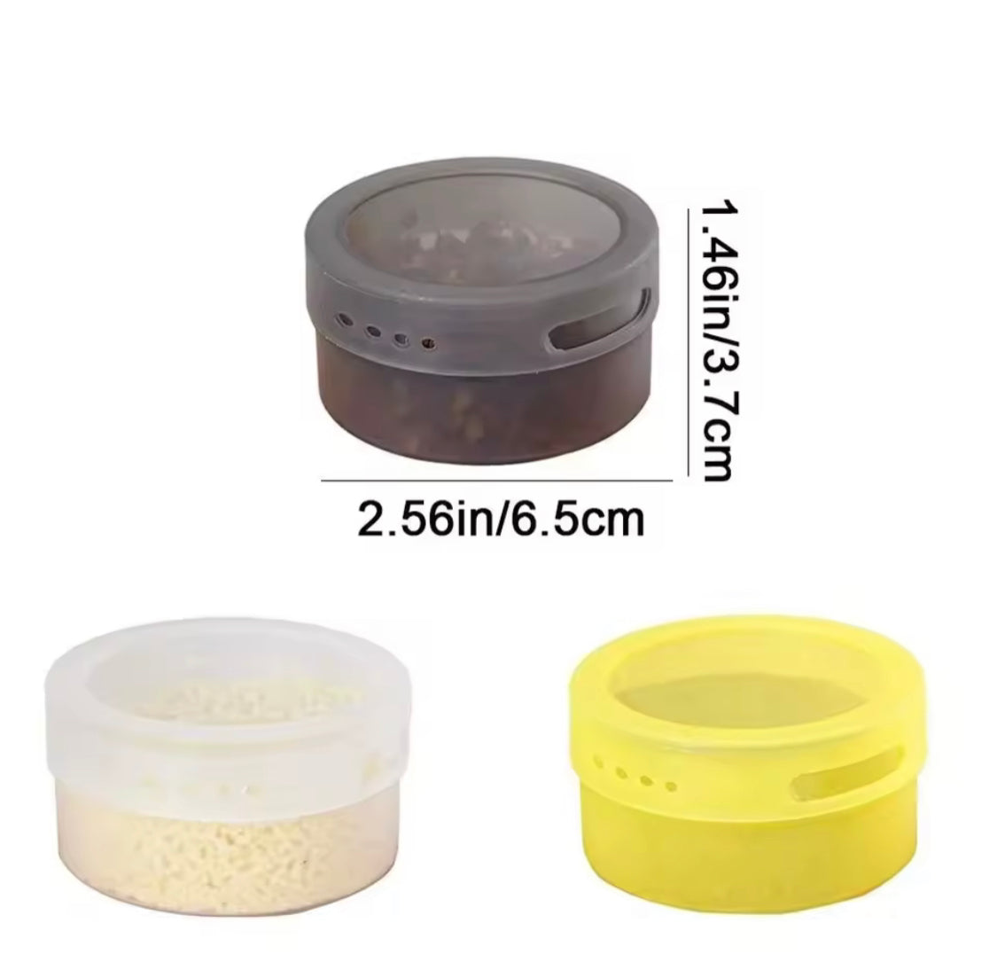 Wall Mounted Magnetic Seasoning Box, Multipurpose Ingredient Storage Box With Lid, Leak Proof Spice Storage Container