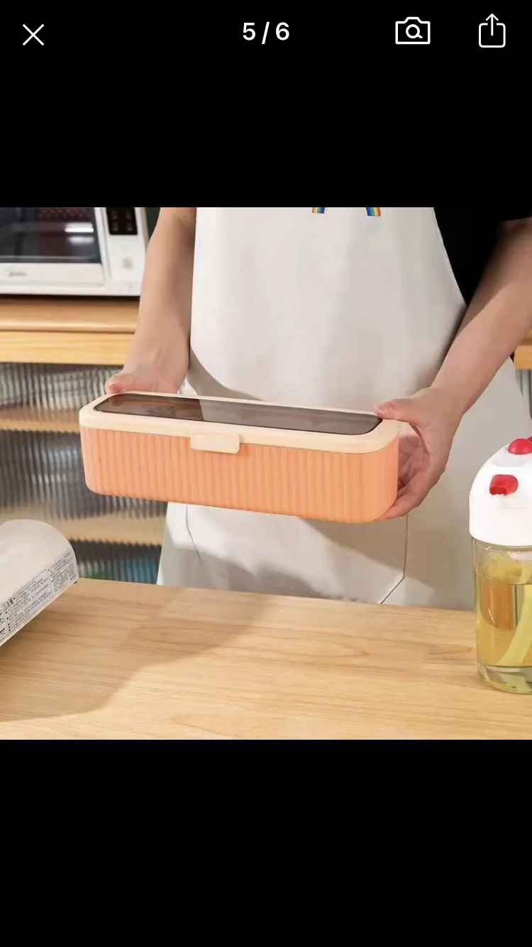 4 Grids Seasoning Spices Box with Spoons