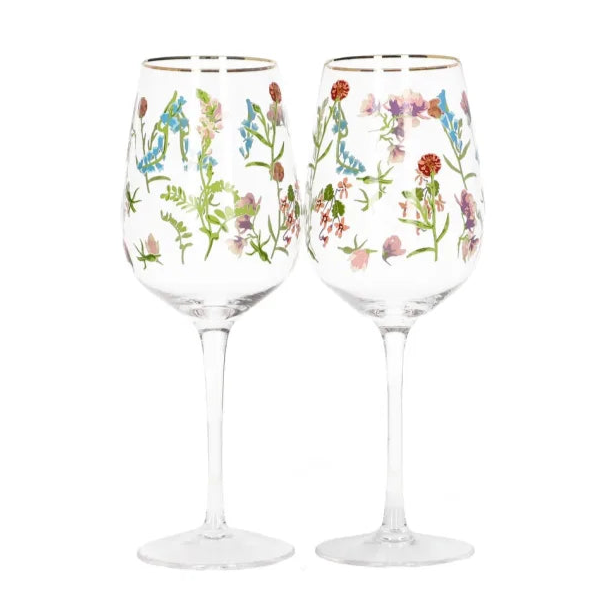 Danny Home Wild Flowers Crystal Set Of 2Pcs