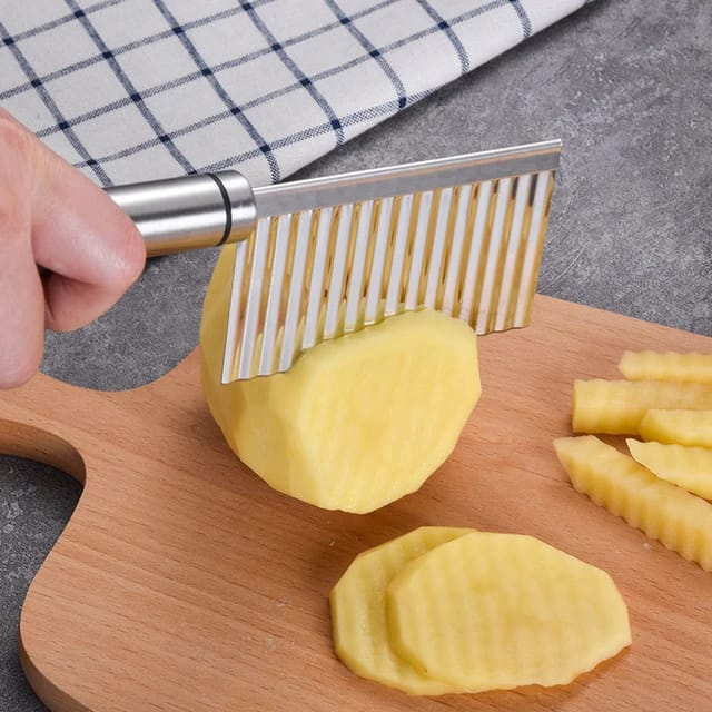 Stainless Steel Wavy Potato Cutter