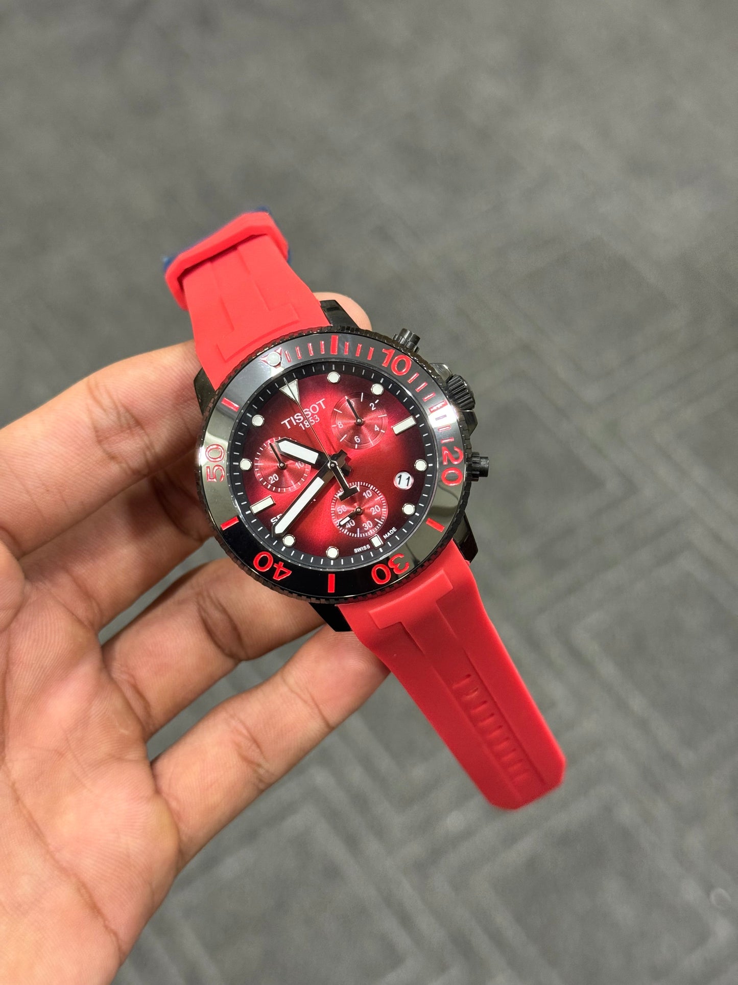 Tissot Chrono All Red