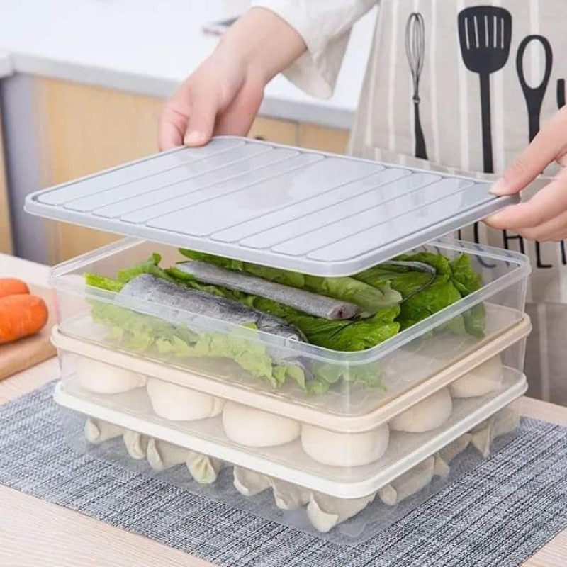 Large Capacity Food Storage Box – Airtight Kitchen & Pantry Organizer | Adornia.pk
