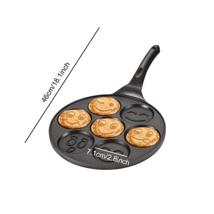 Smiley Face Pancake Pan 27 cm