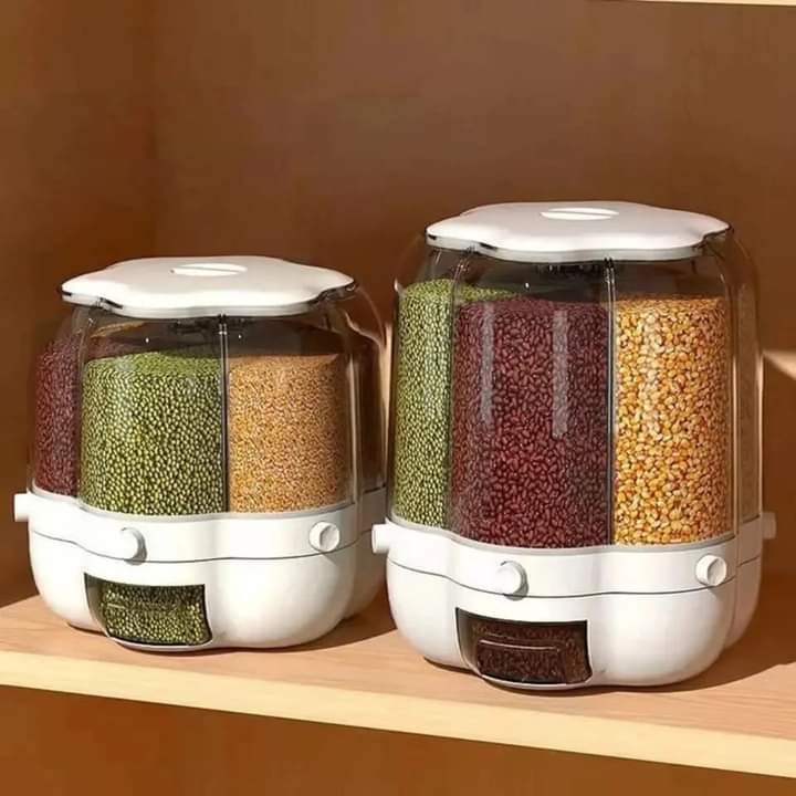 360° Rotating Grain And Cereal Dispenser