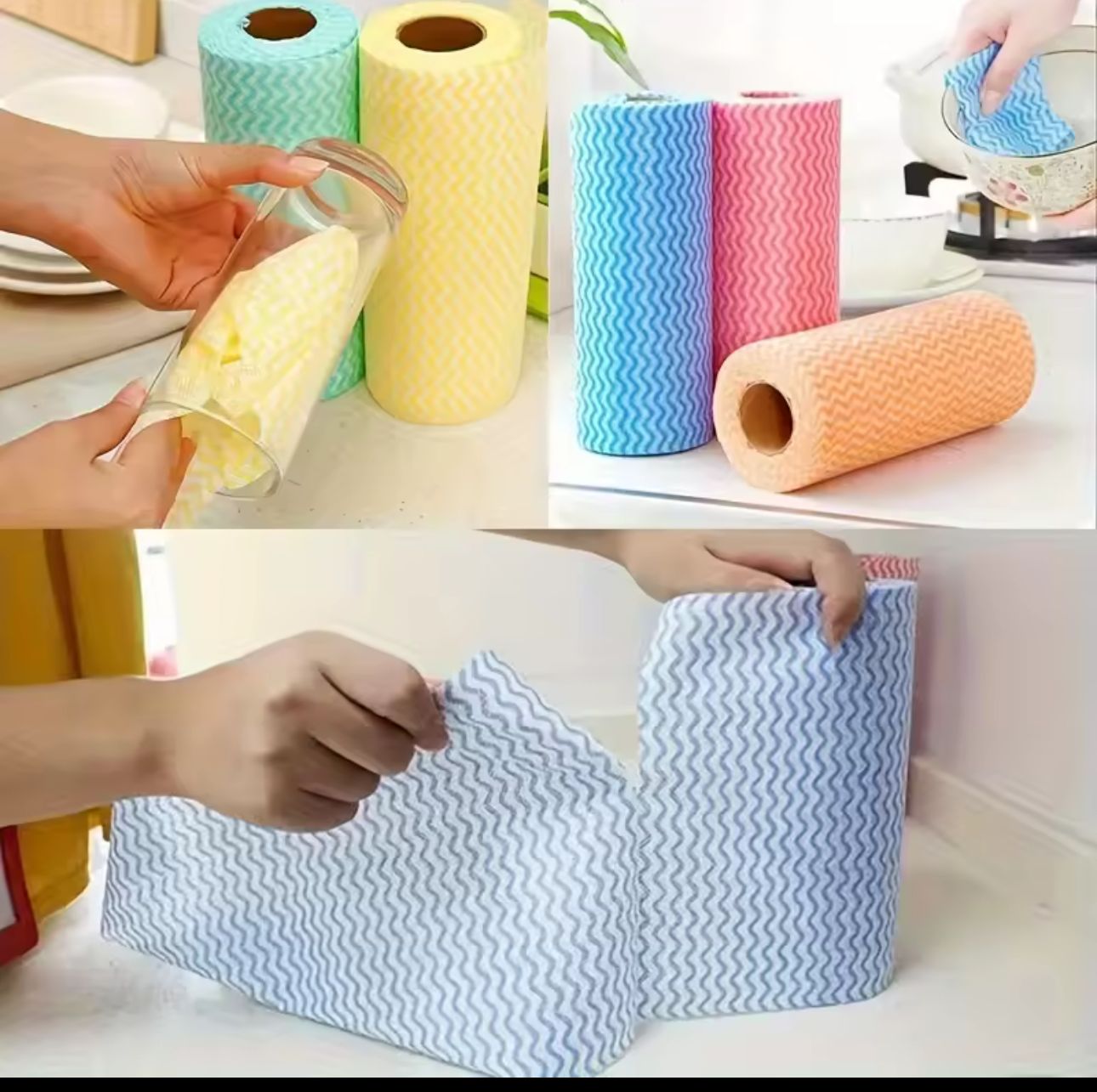 50 Pcs Dish Cleaning Clothes
