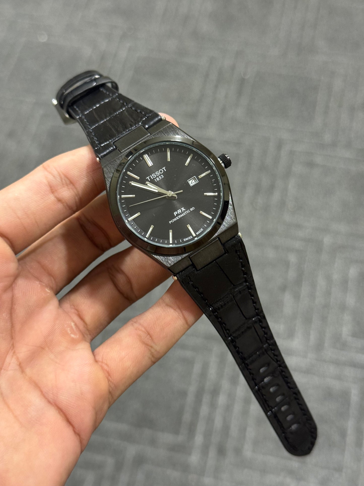 TISSOT PRX LEATHER STRAP