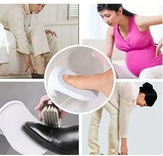 Foot Shower Pedal | Shower Foot Rest with Suction Cup