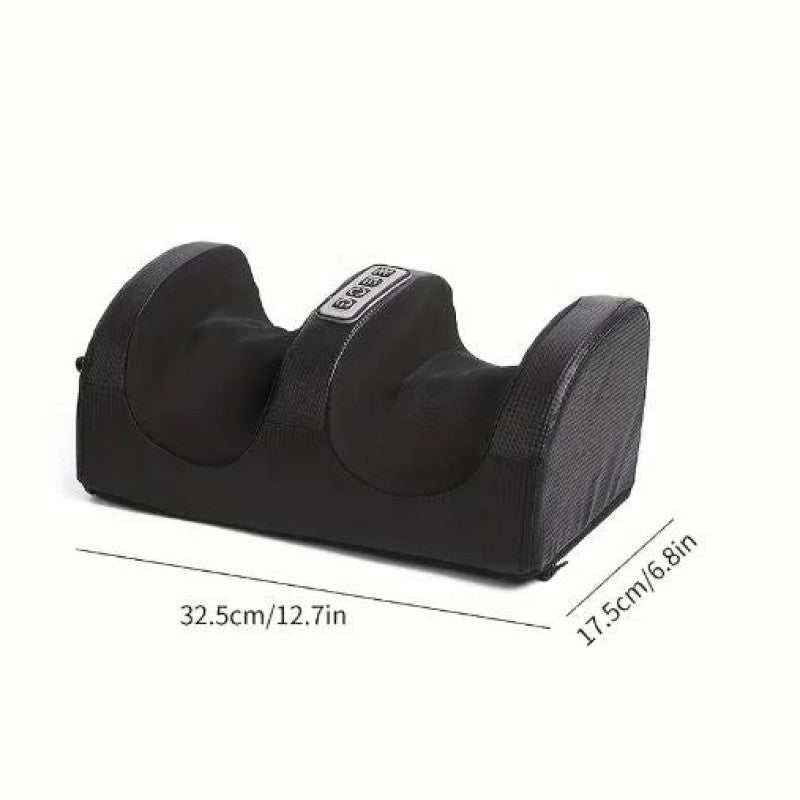 Heated Foot & Leg Massager with Roller - Deep Tissue Relief, Plug-In, Odorless