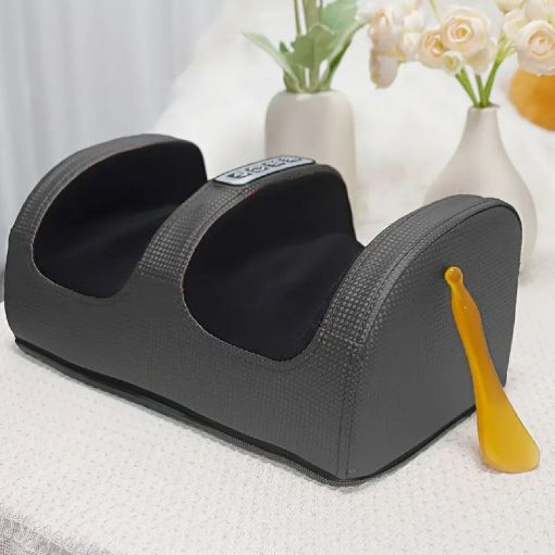 Heated Foot & Leg Massager with Roller - Deep Tissue Relief, Plug-In, Odorless