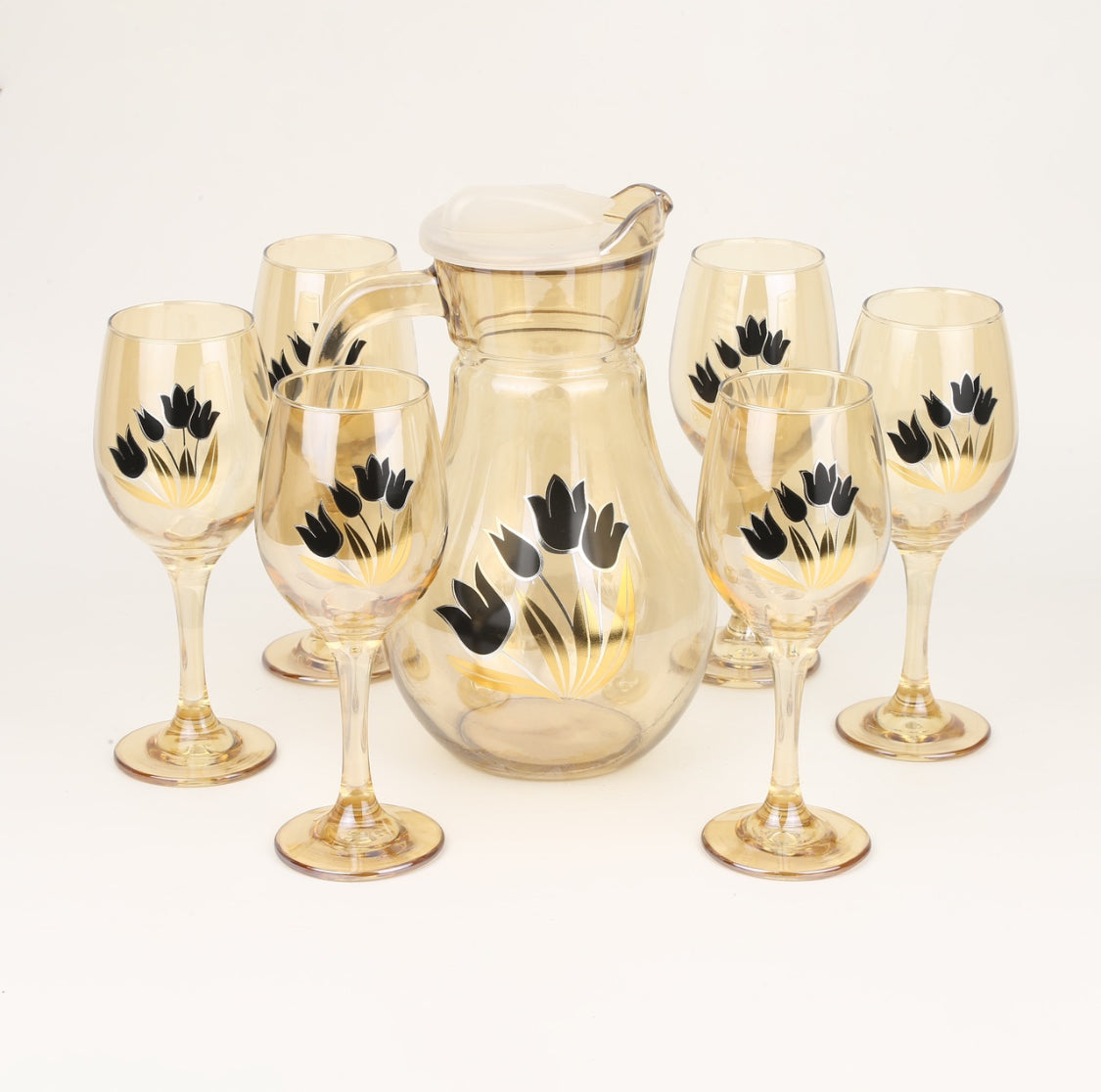 ROYAL GOLD 7PC WATER SET