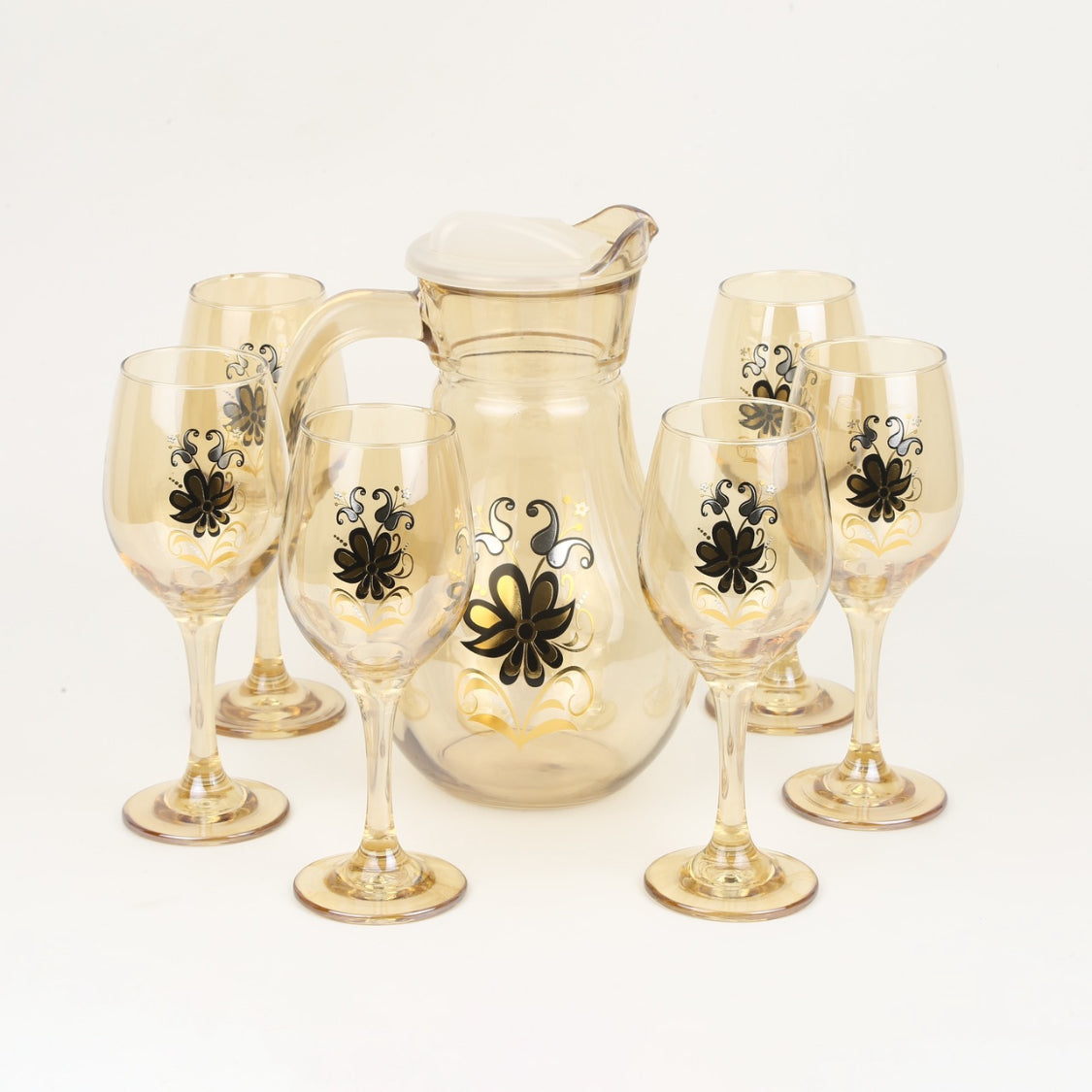 ROYAL GOLD 7PC WATER SET