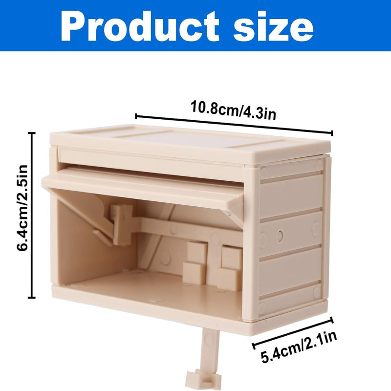 3D Garage-Style Key Holder Box – Wall-Mounted Key Rack with Opening Door | Adornia.pk