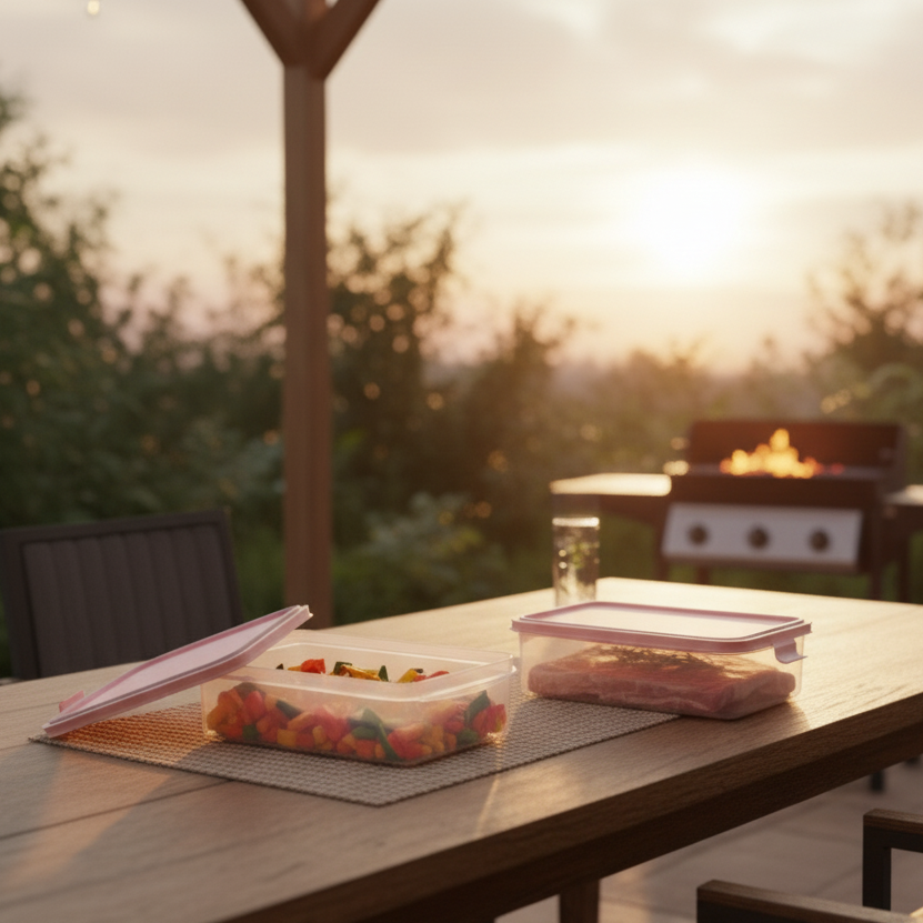 FreshSeal Rectangular Storage Box (Pack of 2) by Limon