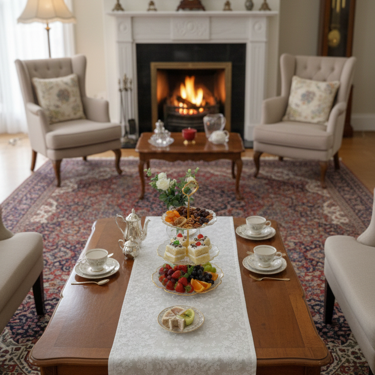 DelightTower 3-Tier Golden Serving Stand