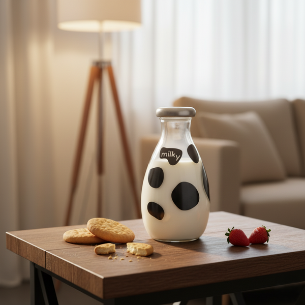 1.3L SteelTop Glass Bottle (12139) by Ziba