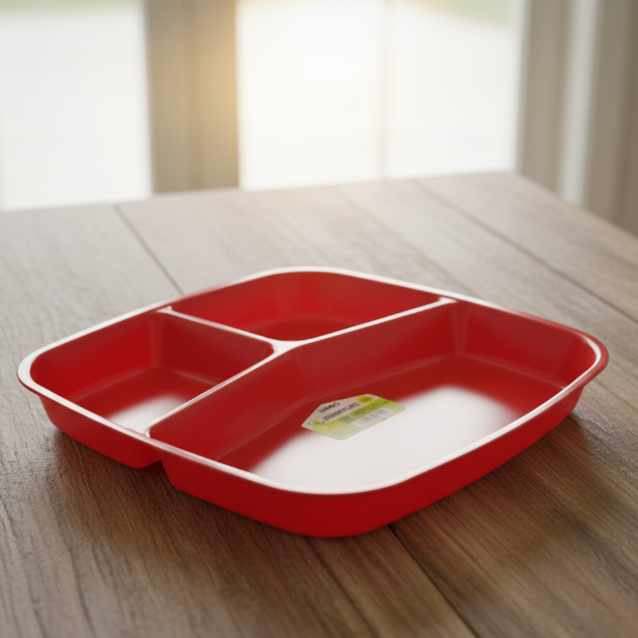 TriServe Compartment Plate (2094) by Limon