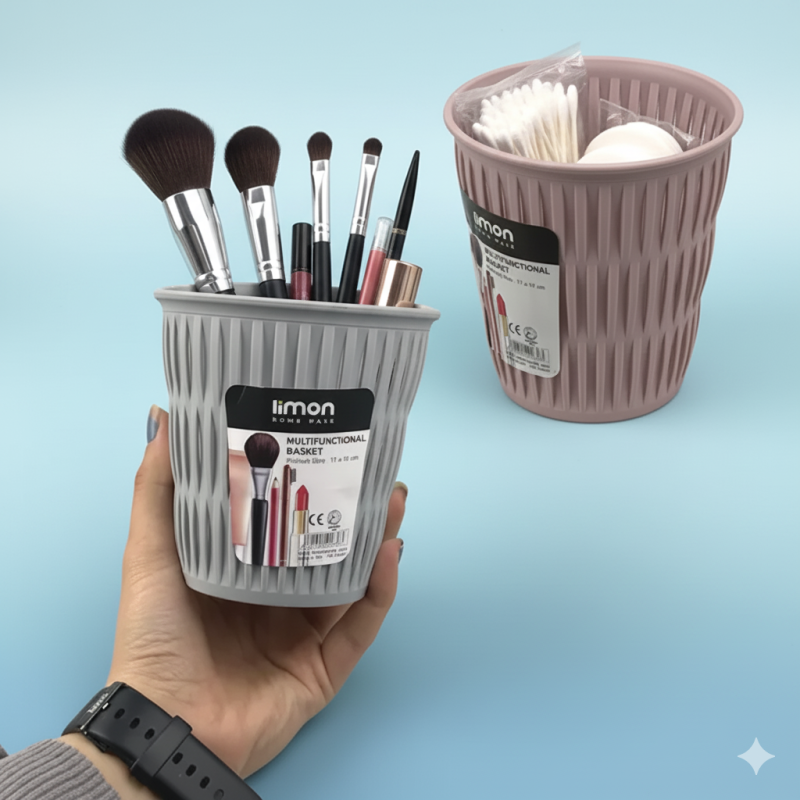 Limon Multi-Purpose Oval Storage Bin – Durable Home & Office Organizer | Adornia.pk