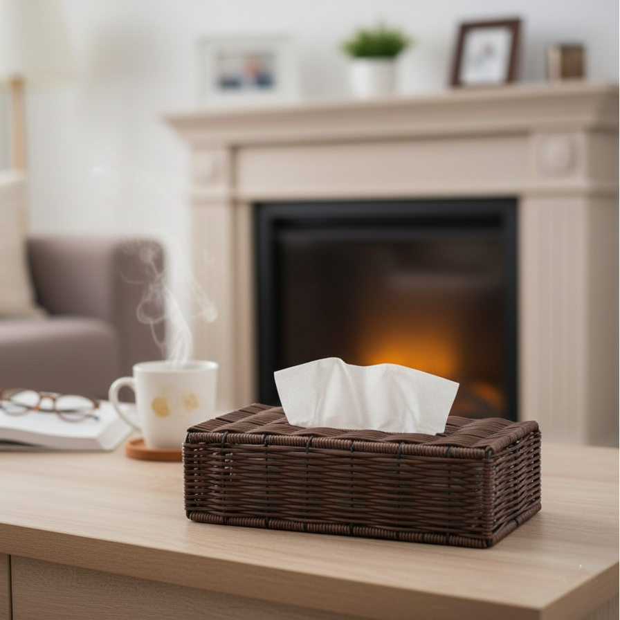 Woven Handmade Tissue Holder (51041) by Ziba