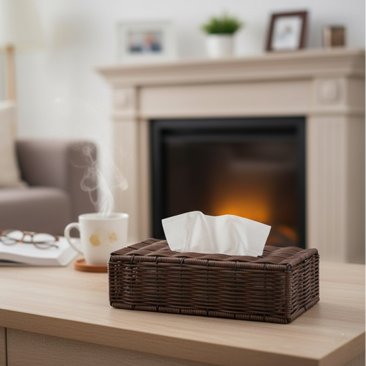 Woven Handmade Tissue Holder (51041) by Ziba