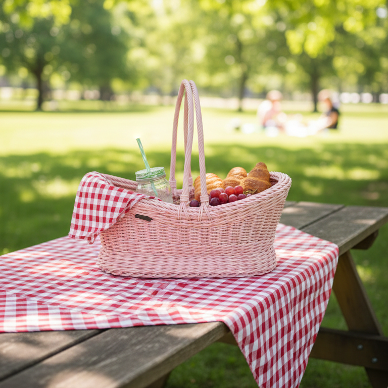 Woven Handmade Basket with Handles (51013) by Ziba