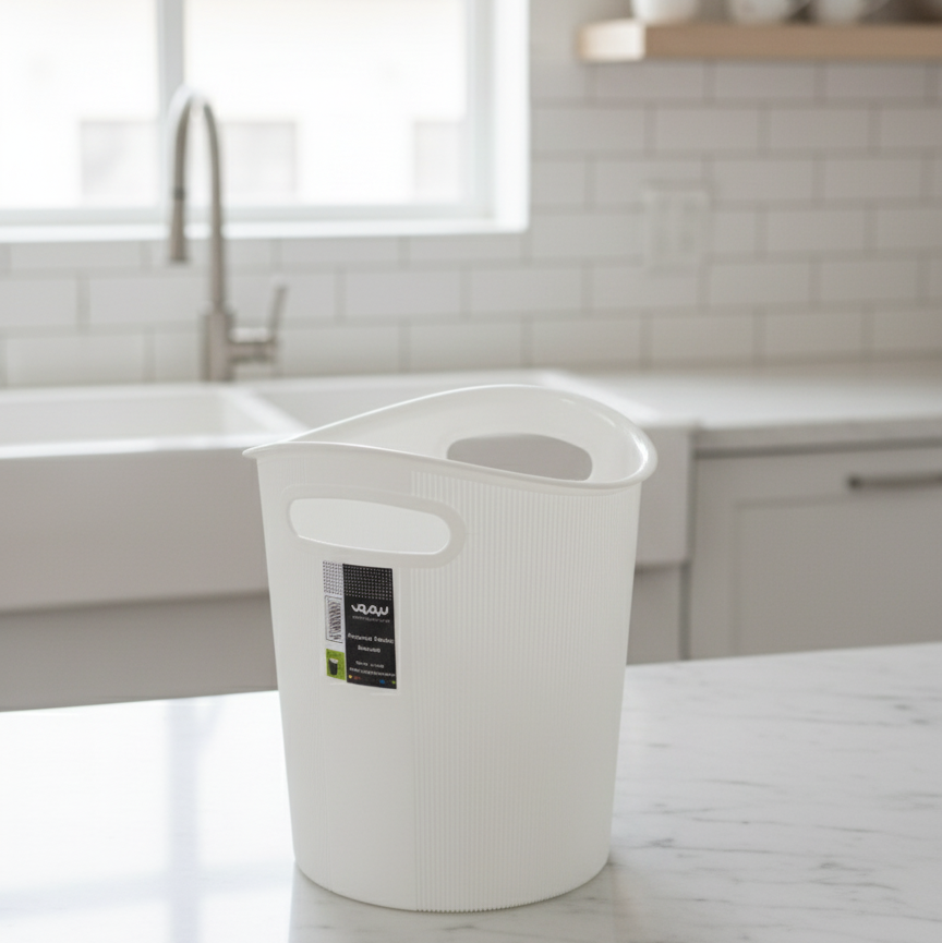 Fluted Waste Bin / Utility Basket by LIMON