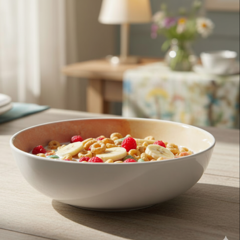 Danny Home Ceramic Hand Painted Bowl 8 Inch