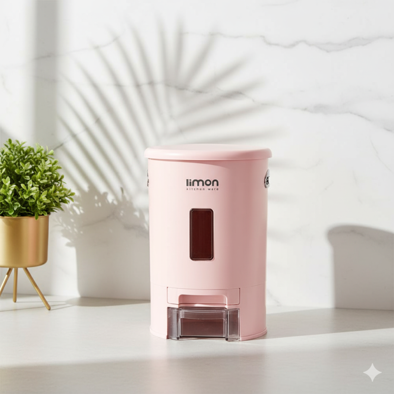 Limon GrainFlow Multiuse Storage & Dispenser – Smart Dry Food Organizer for Kitchen Essentials | Adornia.pk