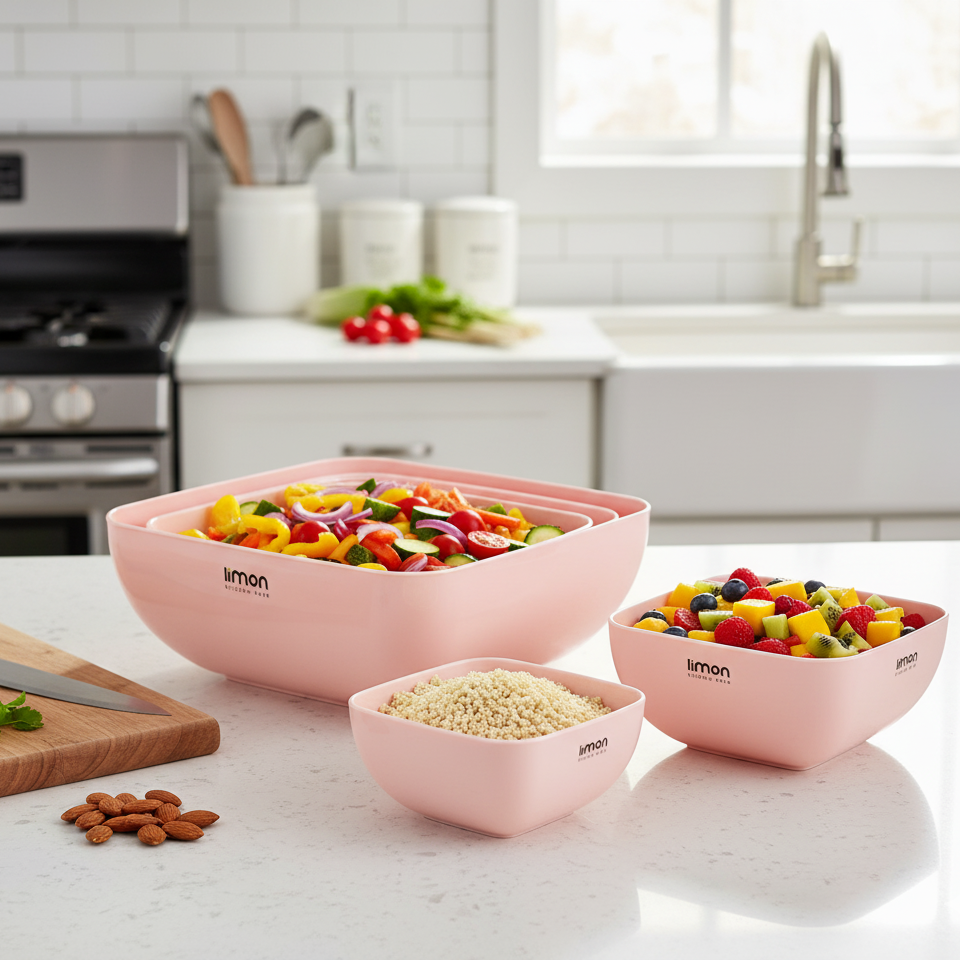 Eleganza 4-Piece Bowl Set (99635) by Limon