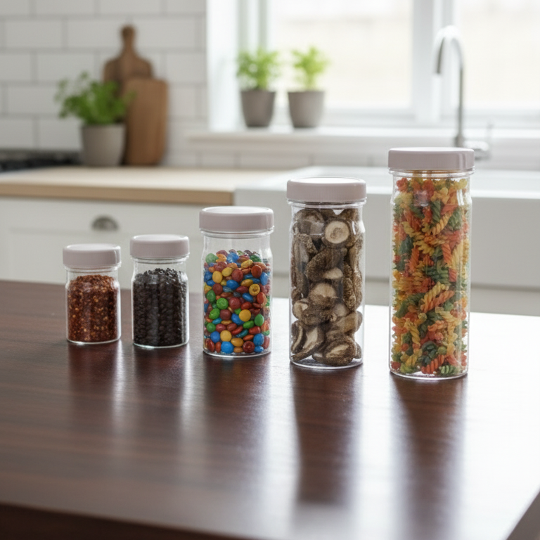 Slim Series Airtight Spice Jars by Ziba